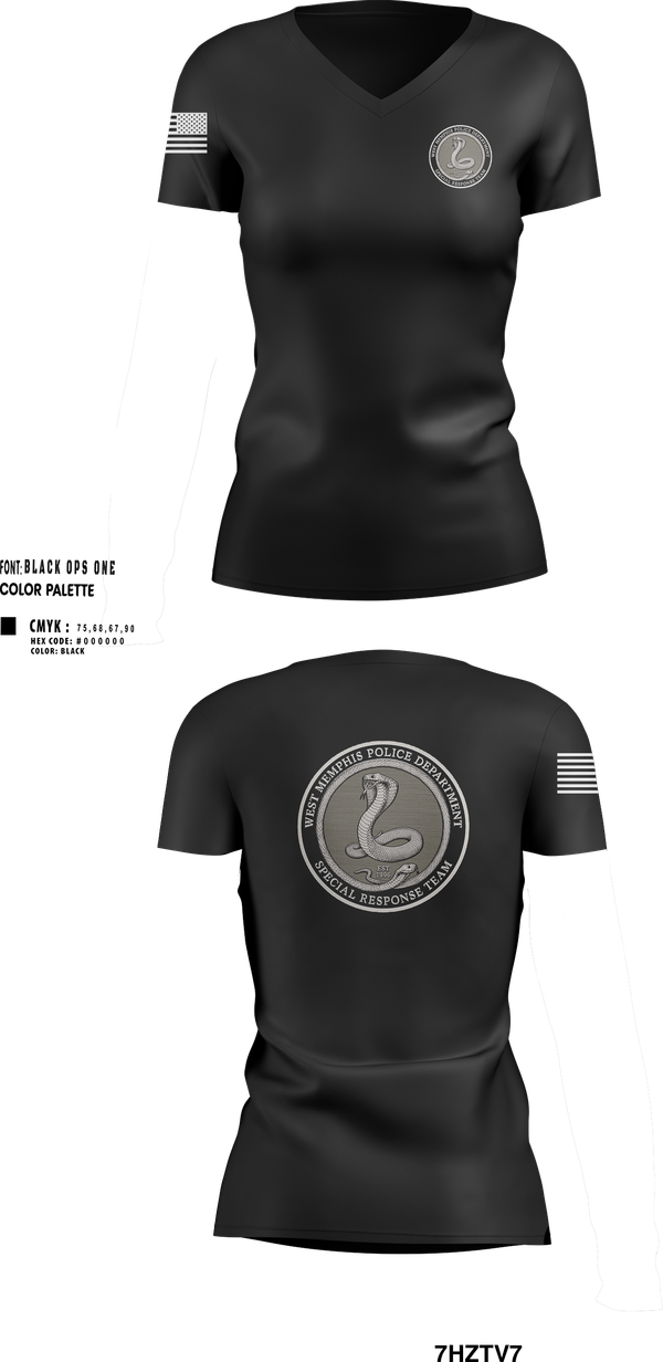 Womens Short Sleeve Vneck Shirt, Special Response Team, , Teamtime, Team time, sublimation, custom sports apparel, team uniforms, spirit wear, spiritwear, sports uniforms, custom shirts, team store, custom team store, fundraiser sports, apparel fundraiser