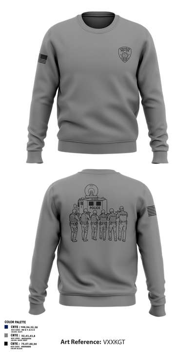 Team 3 37377500 Crew Neck Sweatshirt - 2