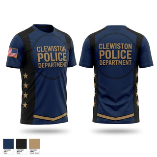 Short Sleeve Performance Shirt, Clewiston Police Department, Police, Teamtime, Team time, sublimation, custom sports apparel, team uniforms, spirit wear, spiritwear, sports uniforms, custom shirts, team store, custom team store, fundraiser sports, apparel fundraiser