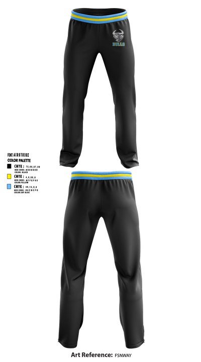 NBC BULLS 15155634 Sweatpants - 5