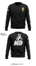 Anniston Police Department 75105504 Crew Neck Sweatshirt - 1