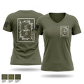 ERT Women's Short Sleeve V-neck Shirt - 1