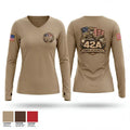 Far 2-32 38955877 Women's Long Sleeve V-neck Shirt - 1