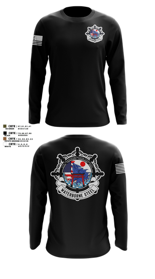 Long Sleeve Performance Shirt, 5th Transportation Company, Army, Teamtime, Team time, sublimation, custom sports apparel, team uniforms, spirit wear, spiritwear, sports uniforms, custom shirts, team store, custom team store, fundraiser sports, apparel fundraiser