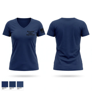 Womens Short Sleeve Vneck Shirt, Princeton Police Department, Police, Teamtime, Team time, sublimation, custom sports apparel, team uniforms, spirit wear, spiritwear, sports uniforms, custom shirts, team store, custom team store, fundraiser sports, apparel fundraiser