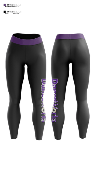 Womens Leggings, Danceworks, Police, Teamtime, Team time, sublimation, custom sports apparel, team uniforms, spirit wear, spiritwear, sports uniforms, custom shirts, team store, custom team store, fundraiser sports, apparel fundraiser