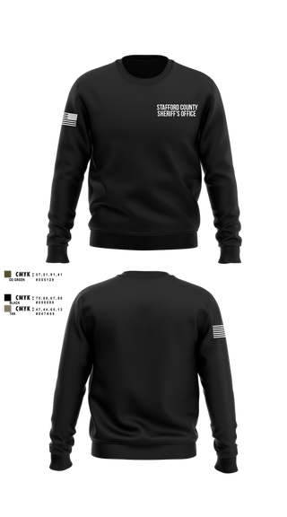 Crew Neck Sweatshirt, Stafford County Sheriff’s Office, Police, Teamtime, Team time, sublimation, custom sports apparel, team uniforms, spirit wear, spiritwear, sports uniforms, custom shirts, team store, custom team store, fundraiser sports, apparel fundraiser