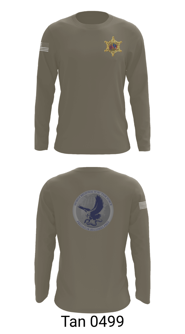 Long Sleeve Performance Shirt, MCSO ICAC, Police, Teamtime, Team time, sublimation, custom sports apparel, team uniforms, spirit wear, spiritwear, sports uniforms, custom shirts, team store, custom team store, fundraiser sports, apparel fundraiser