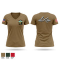 MALS-24 Women's Short Sleeve V-neck Shirt - 1