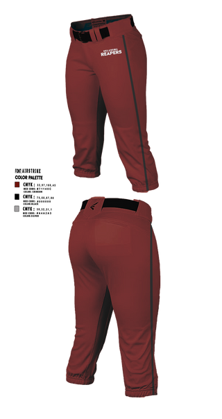 Softball Pants, Oklahoma Reapers, Softball, Teamtime, Team time, sublimation, custom sports apparel, team uniforms, spirit wear, spiritwear, sports uniforms, custom shirts, team store, custom team store, fundraiser sports, apparel fundraiser