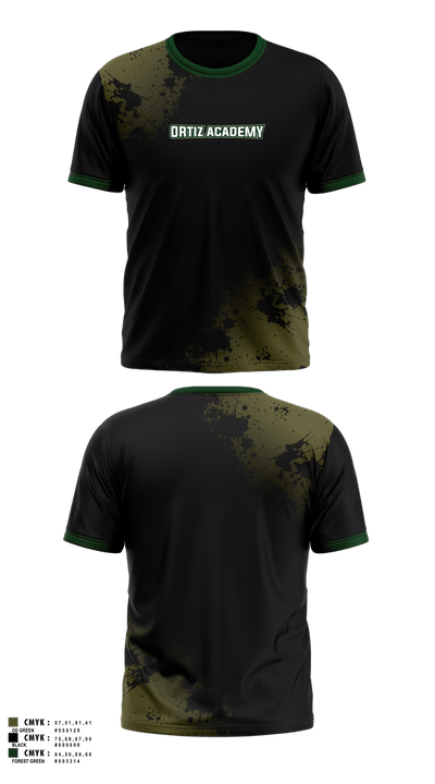 ORTIZ ACADEMY 96334363 Short Sleeve Performance Shirt - 1