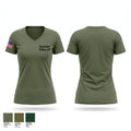 Baytown Police K-9 Women's Short Sleeve V-neck Shirt - 1