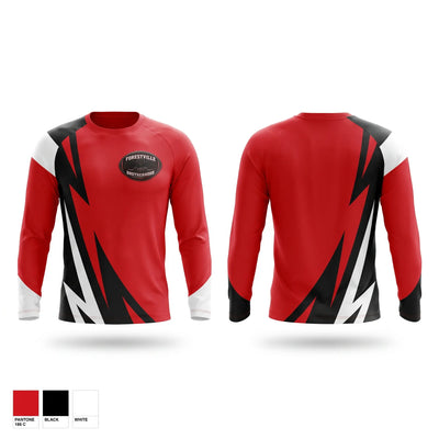 Forestville Falcons Long Sleeve Performance Shirt - 1