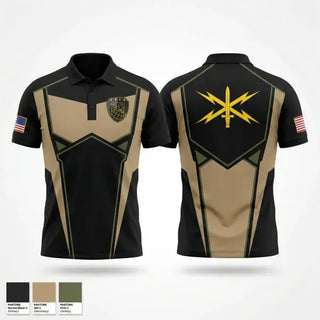 Short Sleeve Performance Polo, 11th Cyber BN, Army, Teamtime, Team time, sublimation, custom sports apparel, team uniforms, spirit wear, spiritwear, sports uniforms, custom shirts, team store, custom team store, fundraiser sports, apparel fundraiser