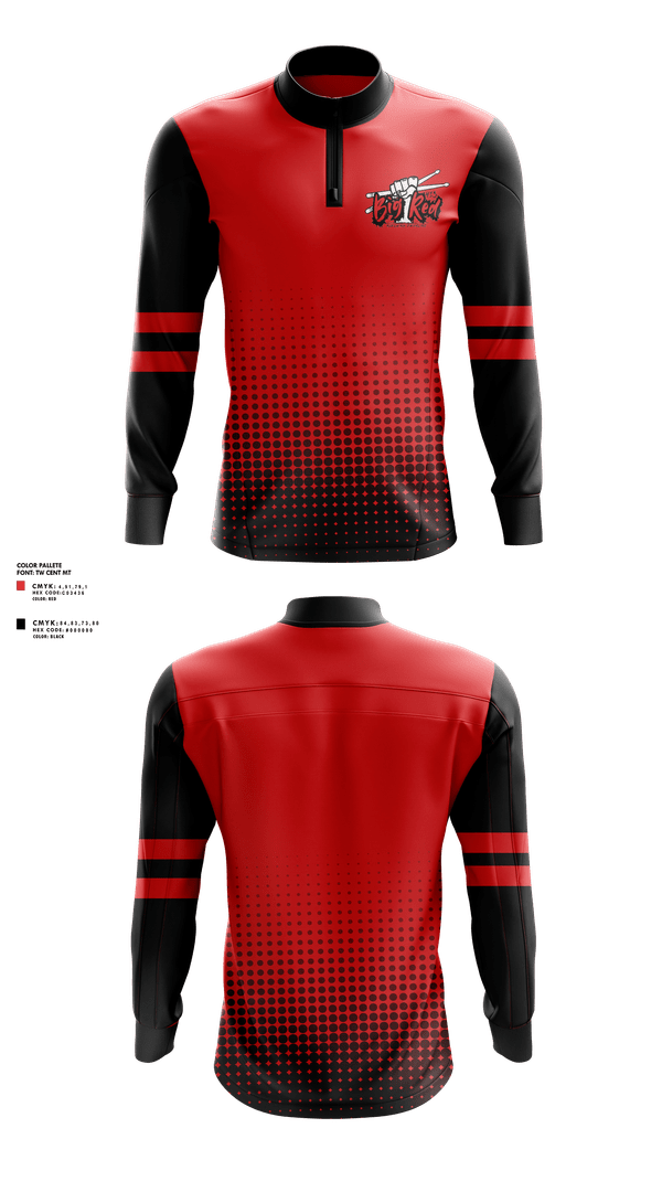 Quarter Zip Jacket, Libertas Academy Band, Spirit Store, Teamtime, Team time, sublimation, custom sports apparel, team uniforms, spirit wear, spiritwear, sports uniforms, custom shirts, team store, custom team store, fundraiser sports, apparel fundraiser