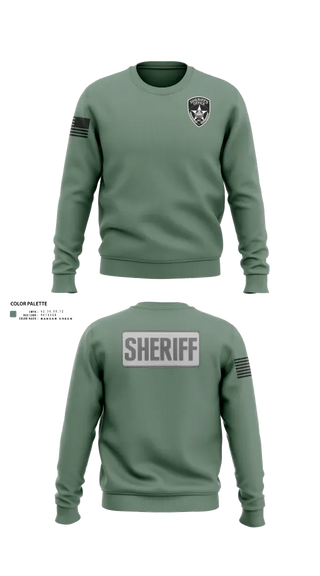 Crew Neck Sweatshirt, Sheriff Emergency Response Team, Police, Teamtime, Team time, sublimation, custom sports apparel, team uniforms, spirit wear, spiritwear, sports uniforms, custom shirts, team store, custom team store, fundraiser sports, apparel fundraiser