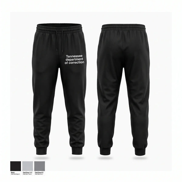 Sweatpants, Tennessee department of correction, Police, Teamtime, Team time, sublimation, custom sports apparel, team uniforms, spirit wear, spiritwear, sports uniforms, custom shirts, team store, custom team store, fundraiser sports, apparel fundraiser