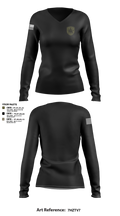 4th Judicial Circuit District Attorney Office 70764398 Women's Long Sleeve V-neck Shirt - 3