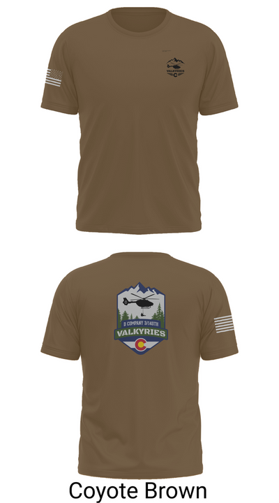 D Co 3-140th AVN 89038545 Old School Cotton Feel Shirt - 10