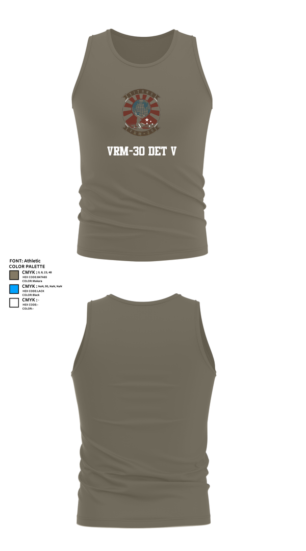 Tank Top, VRM-30 DET V, Navy, Teamtime, Team time, sublimation, custom sports apparel, team uniforms, spirit wear, spiritwear, sports uniforms, custom shirts, team store, custom team store, fundraiser sports, apparel fundraiser