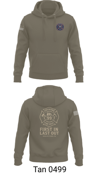Hoodie, Jenkintown Fire Department, Fire Department, Teamtime, Team time, sublimation, custom sports apparel, team uniforms, spirit wear, spiritwear, sports uniforms, custom shirts, team store, custom team store, fundraiser sports, apparel fundraiser