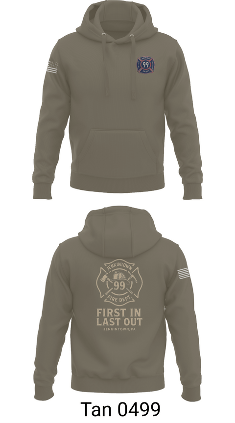 Hoodie, Jenkintown Fire Department, Fire Department, Teamtime, Team time, sublimation, custom sports apparel, team uniforms, spirit wear, spiritwear, sports uniforms, custom shirts, team store, custom team store, fundraiser sports, apparel fundraiser