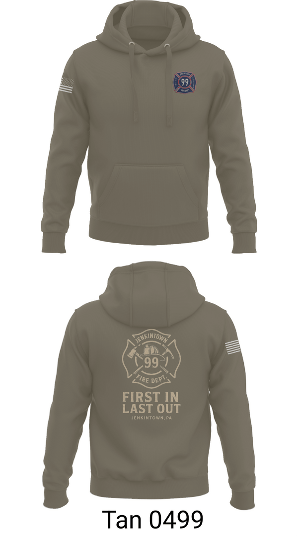 Hoodie, Jenkintown Fire Department, Fire Department, Teamtime, Team time, sublimation, custom sports apparel, team uniforms, spirit wear, spiritwear, sports uniforms, custom shirts, team store, custom team store, fundraiser sports, apparel fundraiser