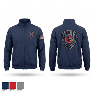 Windbreaker, Black Hawk Police Department, Police, Teamtime, Team time, sublimation, custom sports apparel, team uniforms, spirit wear, spiritwear, sports uniforms, custom shirts, team store, custom team store, fundraiser sports, apparel fundraiser
