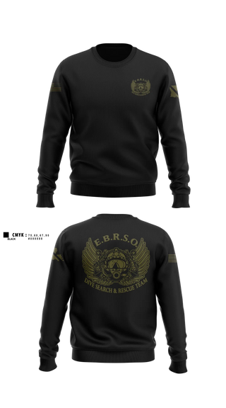 Crew Neck Sweatshirt, East Baton Rouge Sheriffs Office, Police, Teamtime, Team time, sublimation, custom sports apparel, team uniforms, spirit wear, spiritwear, sports uniforms, custom shirts, team store, custom team store, fundraiser sports, apparel fundraiser