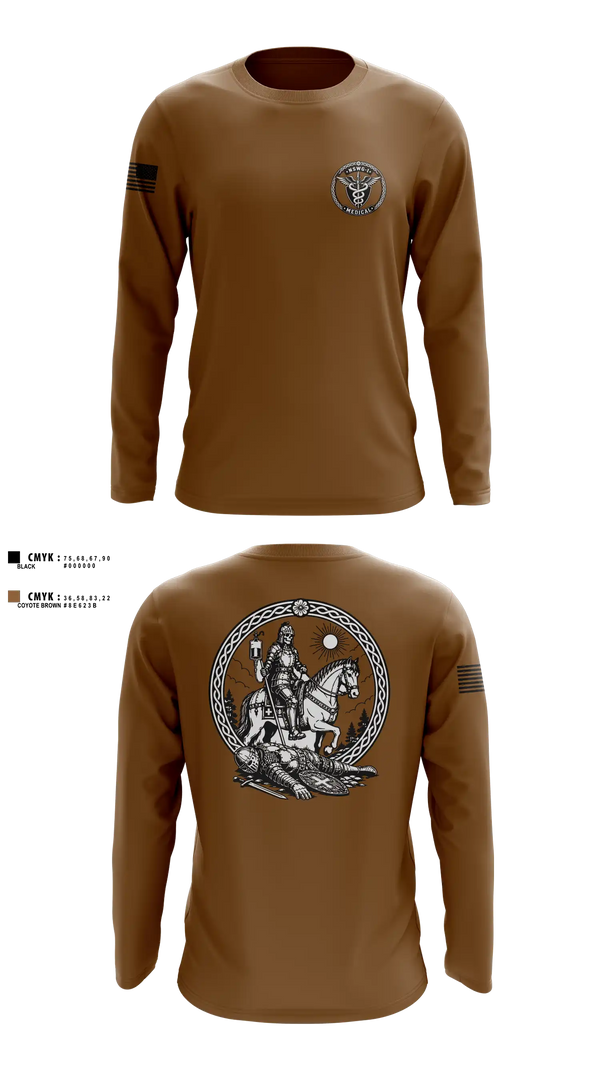 Long Sleeve Performance Shirt, NSWG-1 Medical, Navy, Teamtime, Team time, sublimation, custom sports apparel, team uniforms, spirit wear, spiritwear, sports uniforms, custom shirts, team store, custom team store, fundraiser sports, apparel fundraiser