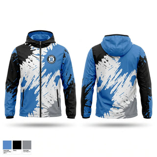 Windbreaker, Blues, Baseball, Teamtime, Team time, sublimation, custom sports apparel, team uniforms, spirit wear, spiritwear, sports uniforms, custom shirts, team store, custom team store, fundraiser sports, apparel fundraiser