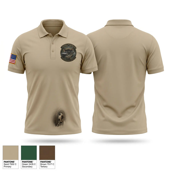 Short Sleeve Performance Polo, Logistics & Infrastructure Platoon Crisis Response Battalion, National Guard, Teamtime, Team time, sublimation, custom sports apparel, team uniforms, spirit wear, spiritwear, sports uniforms, custom shirts, team store, custom team store, fundraiser sports, apparel fundraiser