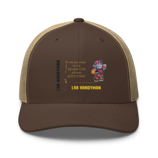LKA HANDYMAN Retro Trucker Hat | Yupoong 6606