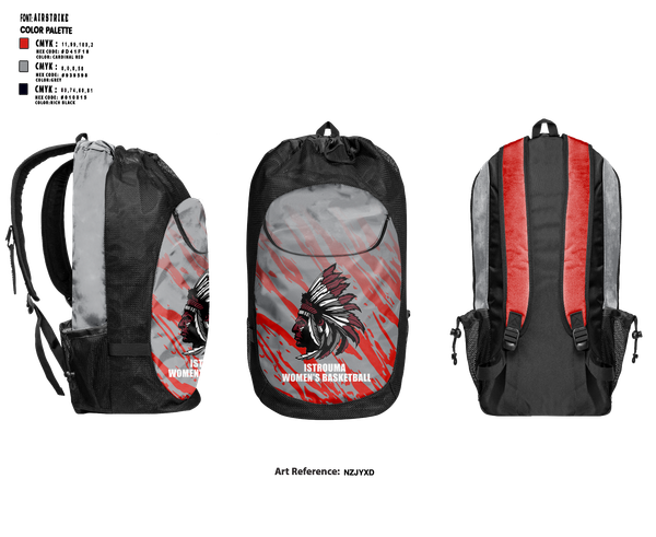Gear Bag, Istrouma High, Women's Basketball, Teamtime, Team time, sublimation, custom sports apparel, team uniforms, spirit wear, spiritwear, sports uniforms, custom shirts, team store, custom team store, fundraiser sports, apparel fundraiser