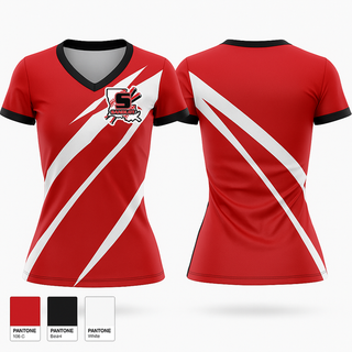 Womens Short Sleeve Vneck Shirt, SANDLOT, Baseball, Teamtime, Team time, sublimation, custom sports apparel, team uniforms, spirit wear, spiritwear, sports uniforms, custom shirts, team store, custom team store, fundraiser sports, apparel fundraiser