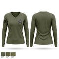 Lorain County SWAT Women's Long Sleeve V-neck Shirt - 1