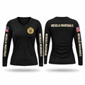 Mesilla marshals Women's Long Sleeve V-neck Shirt - 1