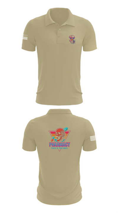 Madigan Pharmacy 51616730 Short Sleeve Performance Polo - 87