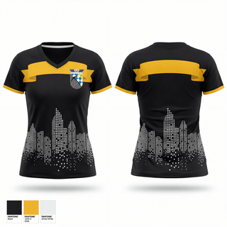 Womens Short Sleeve Vneck Shirt, Miners, Men's Basketball, Teamtime, Team time, sublimation, custom sports apparel, team uniforms, spirit wear, spiritwear, sports uniforms, custom shirts, team store, custom team store, fundraiser sports, apparel fundraiser