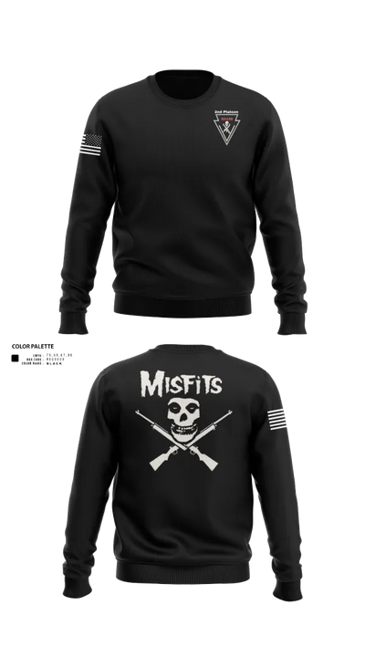 2/11 killer troop 669817 Crew Neck Sweatshirt - 31