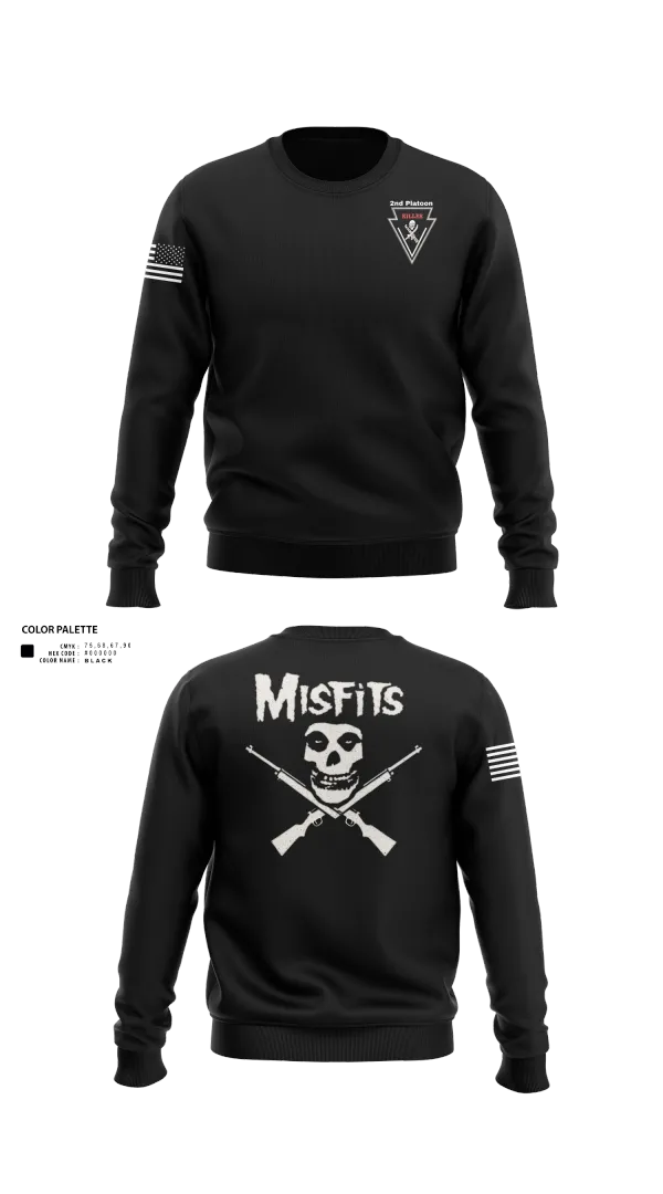 Crew Neck Sweatshirt, 2/11 killer troop, Army, Teamtime, Team time, sublimation, custom sports apparel, team uniforms, spirit wear, spiritwear, sports uniforms, custom shirts, team store, custom team store, fundraiser sports, apparel fundraiser