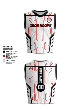 Mens Basketball Jersey, Iron Hoops, Men's Basketball, Teamtime, Team time, sublimation, custom sports apparel, team uniforms, spirit wear, spiritwear, sports uniforms, custom shirts, team store, custom team store, fundraiser sports, apparel fundraiser