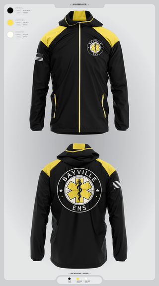 Windbreaker, Bayville EMS, , Teamtime, Team time, sublimation, custom sports apparel, team uniforms, spirit wear, spiritwear, sports uniforms, custom shirts, team store, custom team store, fundraiser sports, apparel fundraiser