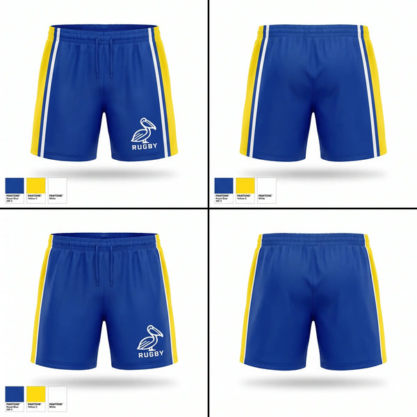 Athletic Shorts With Pockets, St Pete Pelicans, Rugby, Teamtime, Team time, sublimation, custom sports apparel, team uniforms, spirit wear, spiritwear, sports uniforms, custom shirts, team store, custom team store, fundraiser sports, apparel fundraiser