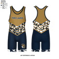 Antonito Trojans Wrestling Singlet - 9