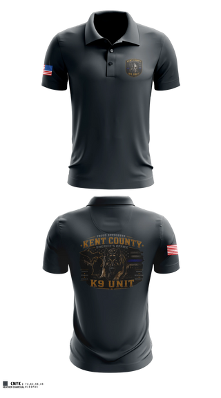 Short Sleeve Performance Polo, KCSO K9, Police, Teamtime, Team time, sublimation, custom sports apparel, team uniforms, spirit wear, spiritwear, sports uniforms, custom shirts, team store, custom team store, fundraiser sports, apparel fundraiser