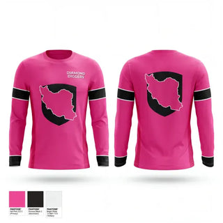 Long Sleeve Performance Shirt, Diamond Diggers, Women's Volleyball, Teamtime, Team time, sublimation, custom sports apparel, team uniforms, spirit wear, spiritwear, sports uniforms, custom shirts, team store, custom team store, fundraiser sports, apparel fundraiser