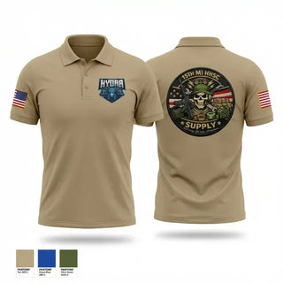 Short Sleeve Performance Polo, 15TH MI, Army, Teamtime, Team time, sublimation, custom sports apparel, team uniforms, spirit wear, spiritwear, sports uniforms, custom shirts, team store, custom team store, fundraiser sports, apparel fundraiser