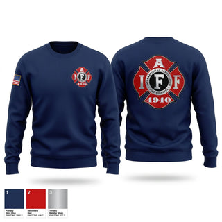 Crew Neck Sweatshirt, IAFF L4940, Fire Department, Teamtime, Team time, sublimation, custom sports apparel, team uniforms, spirit wear, spiritwear, sports uniforms, custom shirts, team store, custom team store, fundraiser sports, apparel fundraiser