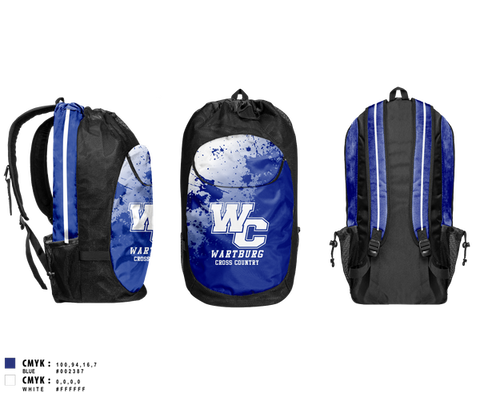 Gear Bag, Wartburg Cross Country, Cross Country, Teamtime, Team time, sublimation, custom sports apparel, team uniforms, spirit wear, spiritwear, sports uniforms, custom shirts, team store, custom team store, fundraiser sports, apparel fundraiser